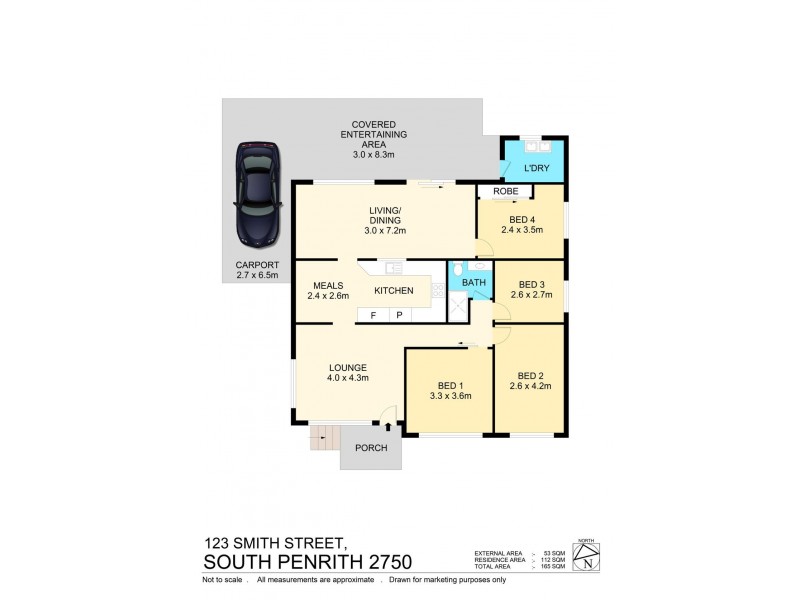 123 Smith Street, South Penrith NSW 2750 Floorplan