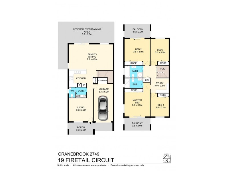 19 Firetail Circuit, Cranebrook NSW 2749 Floorplan