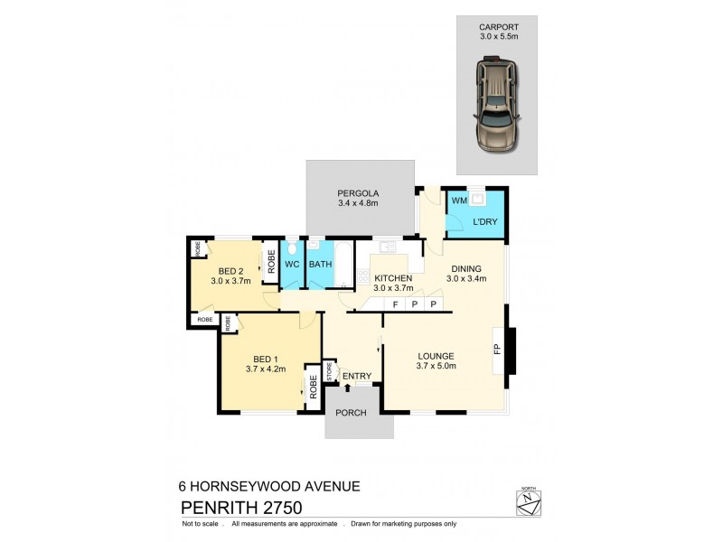 6 Hornseywood Avenue, Penrith NSW 2750 Floorplan