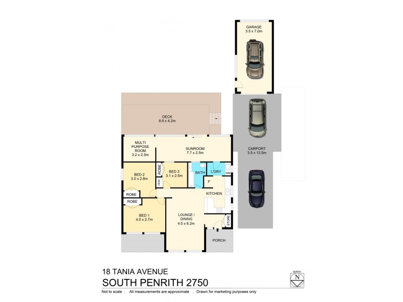 18 Tania Avenue, South Penrith NSW 2750 Floorplan