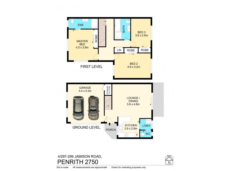 4/297-299 Jamison Road, Penrith NSW 2750 Floorplan