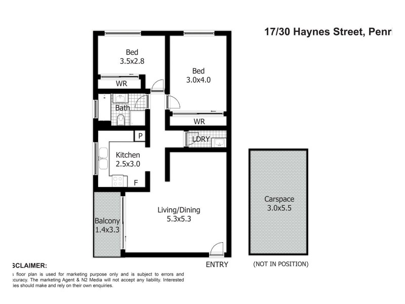 17/30 Haynes Street, Penrith NSW 2750