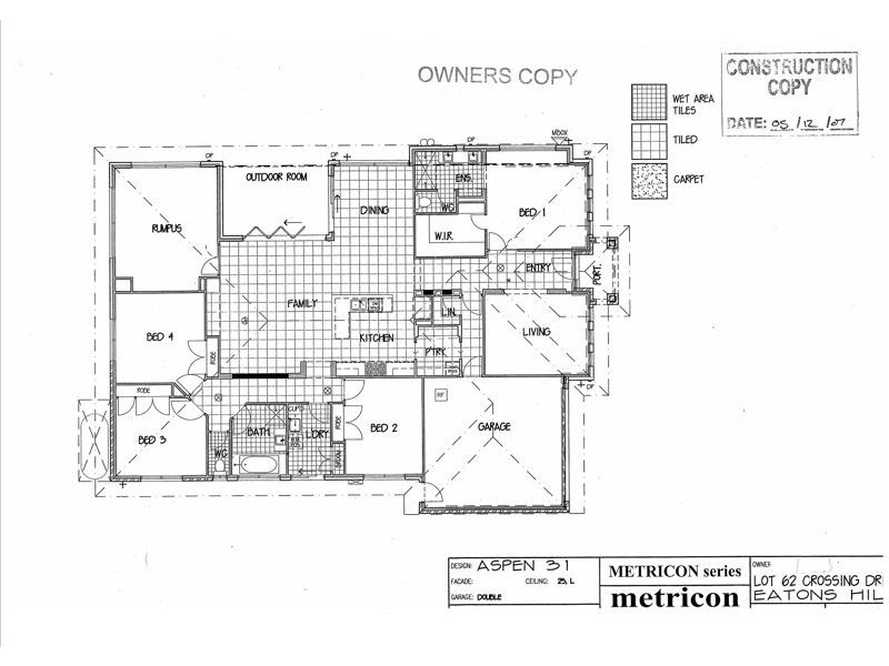 25 Crossing Drive, Eatons Hill QLD 4037 Floorplan