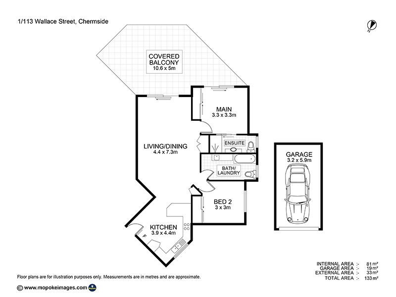 1/113 Wallace St, Chermside QLD 4032 Floorplan