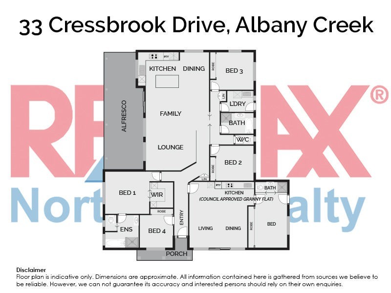 33 Cressbrook Drive, Albany Creek QLD 4035 Floorplan