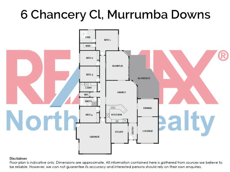 6 Chancery Close, Murrumba Downs QLD 4503 Floorplan