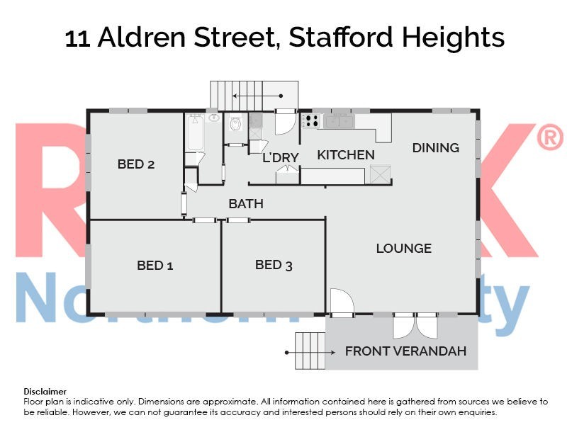 11 Aldren Street, Stafford Heights QLD 4053 Floorplan