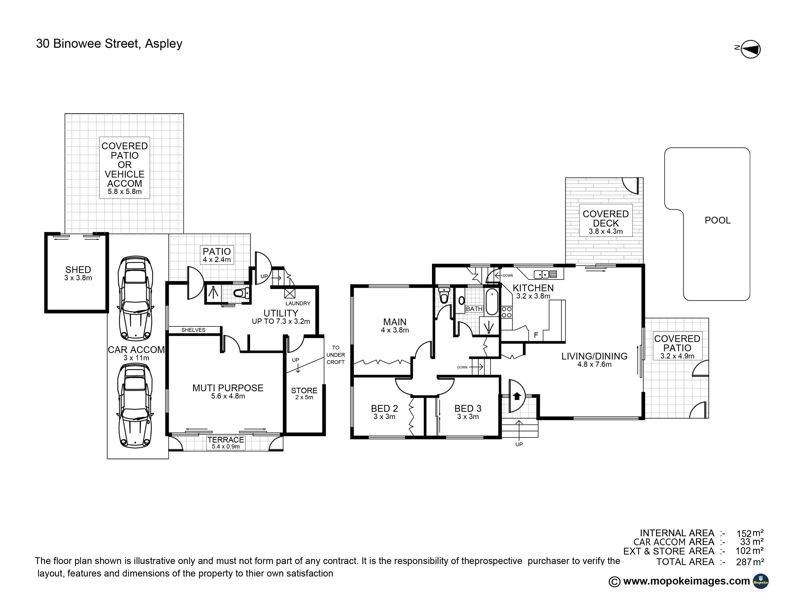 30 Binowee St, Aspley QLD 4034 Floorplan