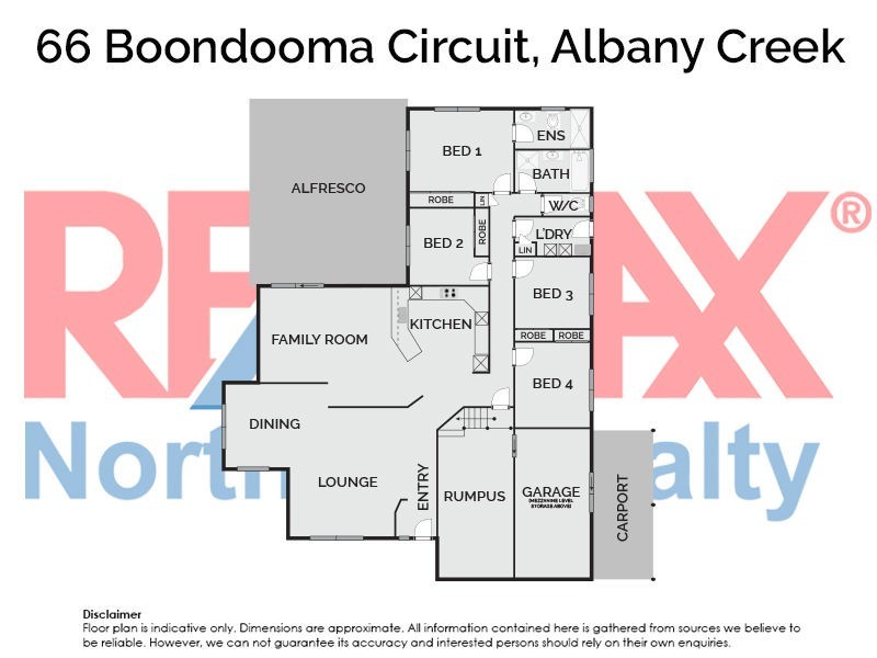 66 Boondooma Circuit, Albany Creek QLD 4035 Floorplan