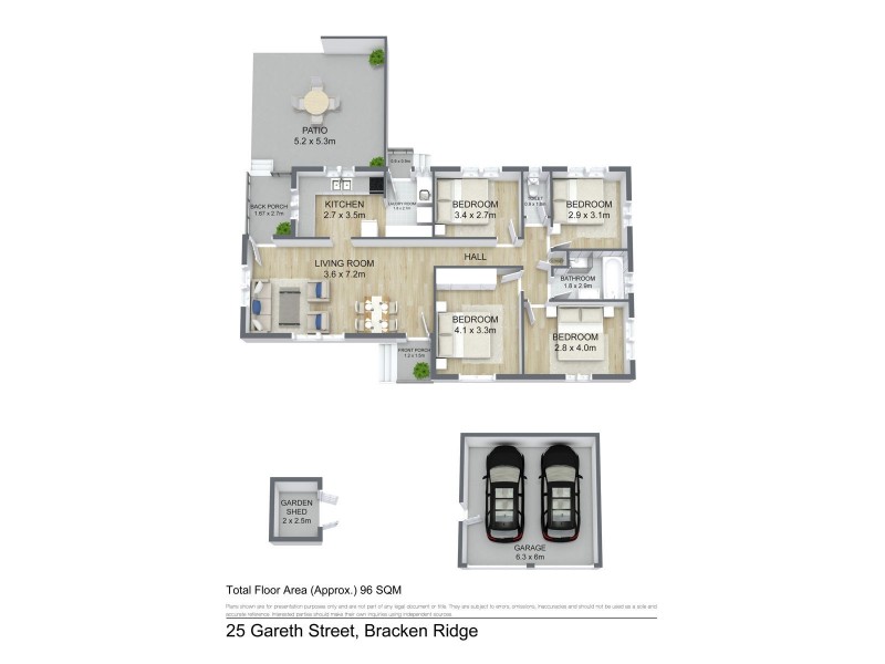 25 Gareth Street, Bracken Ridge QLD 4017 Floorplan