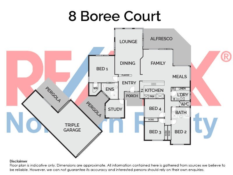 8 Boree Court, Albany Creek QLD 4035 Floorplan