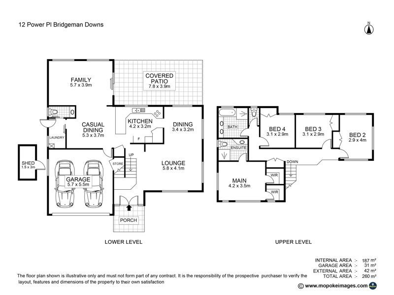 12 Power Place, Bridgeman Downs QLD 4035 Floorplan
