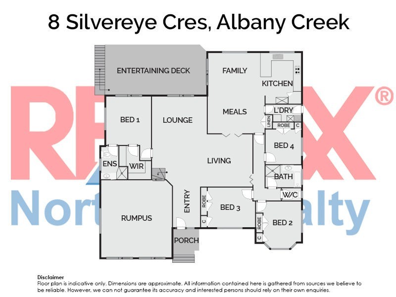 8 Silvereye Crescent, Albany Creek QLD 4035 Floorplan