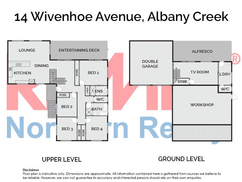14 Wivenhoe Avenue, Albany Creek QLD 4035 Floorplan