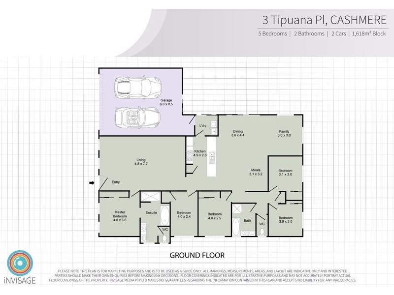 3 Tipuana Place, Cashmere QLD 4500 Floorplan