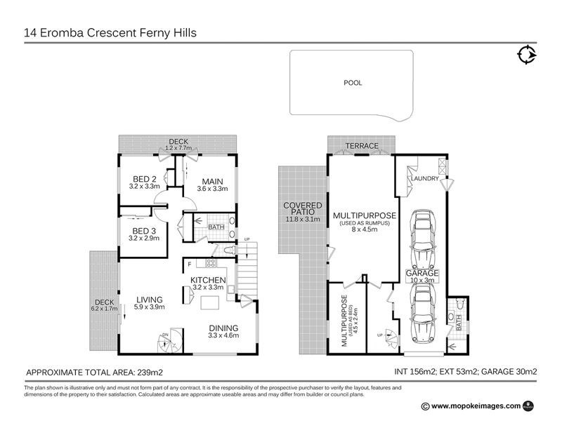 14 Eromba Crescent, Ferny Hills QLD 4055 Floorplan