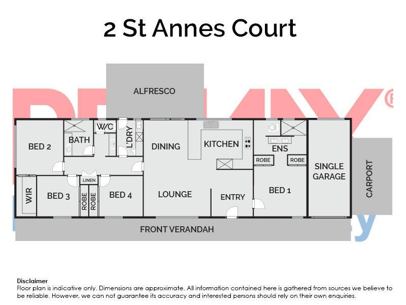 2 St Annes Court, Albany Creek QLD 4035 Floorplan