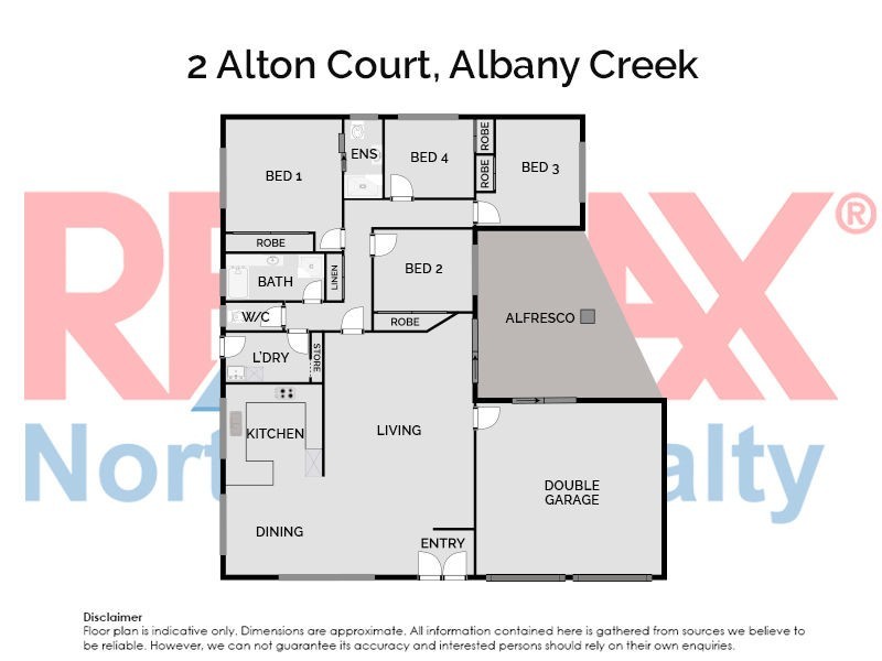 2 Alton Court, Albany Creek QLD 4035 Floorplan