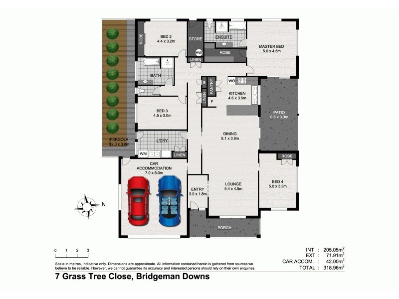 7 Grass Tree Close, Bridgeman Downs QLD 4035 Floorplan