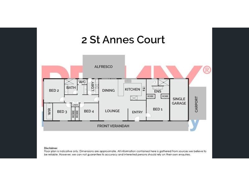 2 St Annes Court, Albany Creek QLD 4035 Floorplan