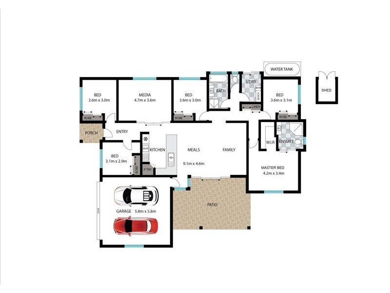 15 Koel Court, Warner QLD 4500 Floorplan