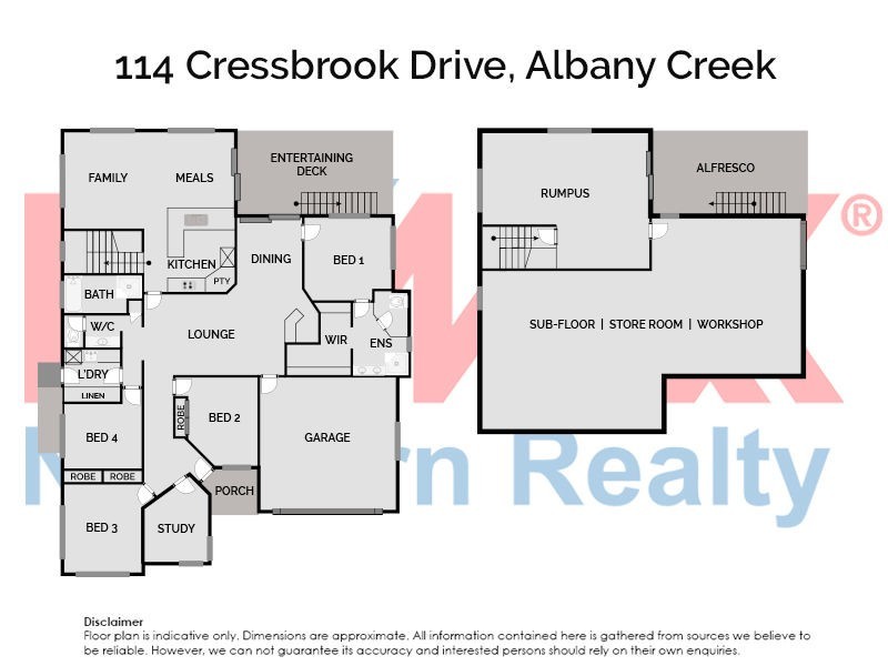 114 Cressbrook Drive, Albany Creek QLD 4035 Floorplan