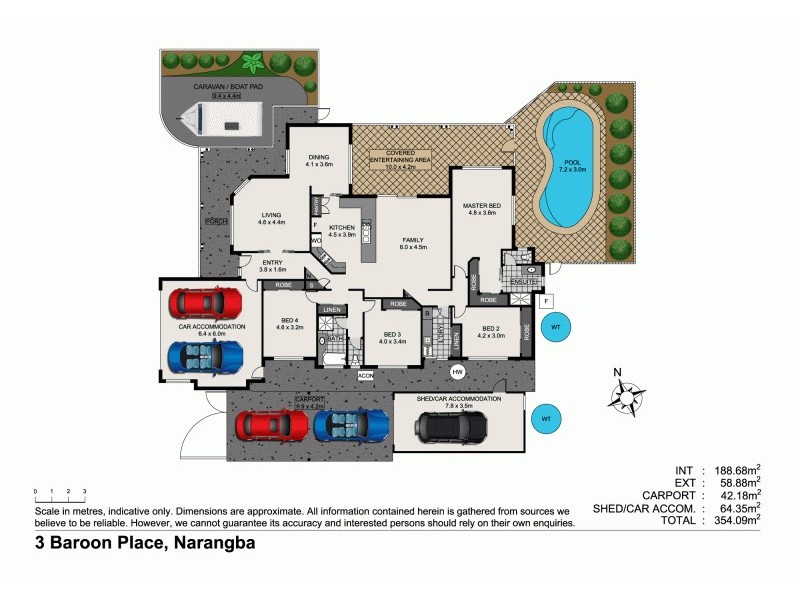 3 Baroon Place, Narangba QLD 4504 Floorplan
