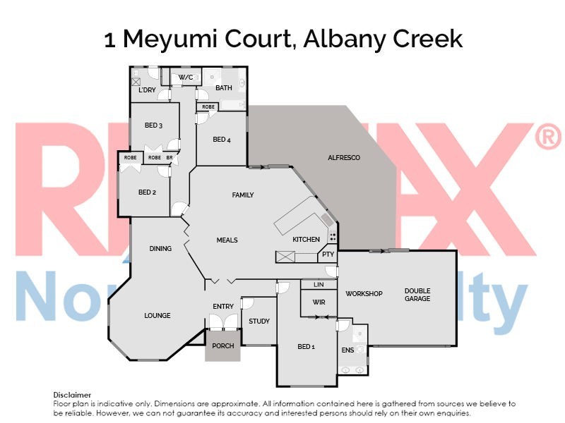 1 Meyumi Court, Albany Creek QLD 4035 Floorplan