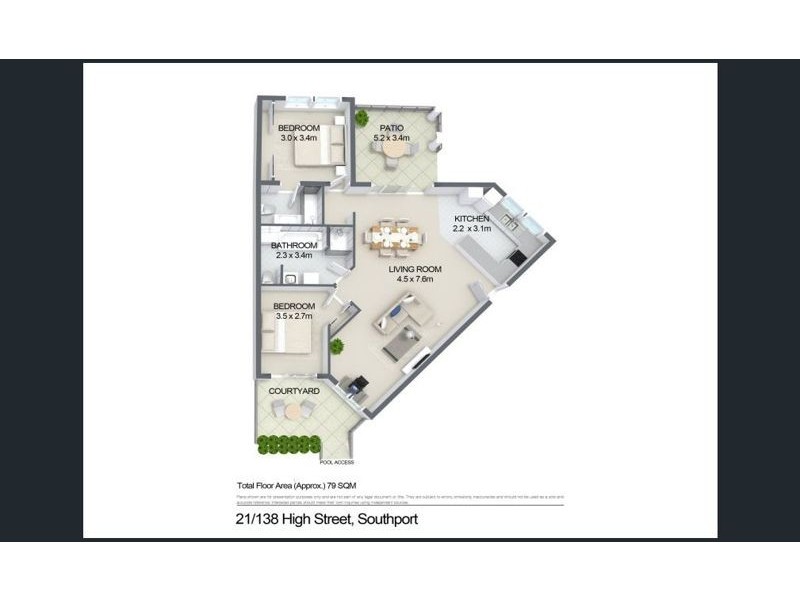 21/138 High Street, Southport QLD 4215 Floorplan