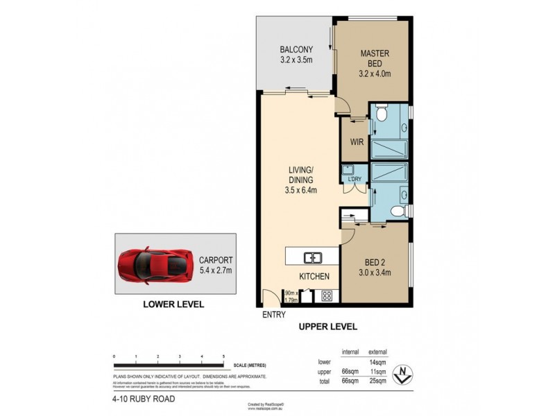 4/10 Ruby Road, Mitchelton QLD 4053 Floorplan
