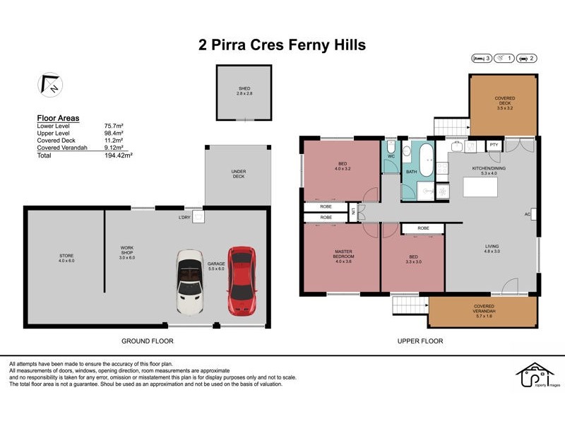2 Pirra Crescent, Ferny Hills QLD 4055 Floorplan