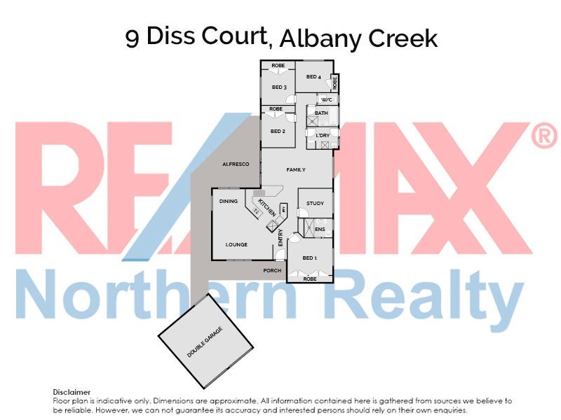 9 Diss Court, Albany Creek QLD 4035 Floorplan