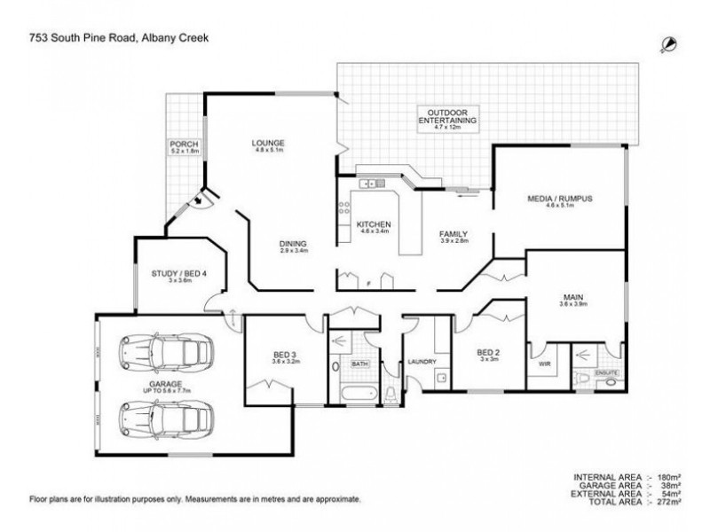 753 South Pine Road, Albany Creek QLD 4035 Floorplan