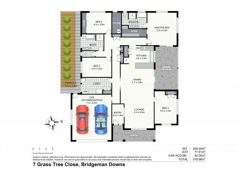 7 Grass Tree Close, Bridgeman Downs QLD 4035 Floorplan