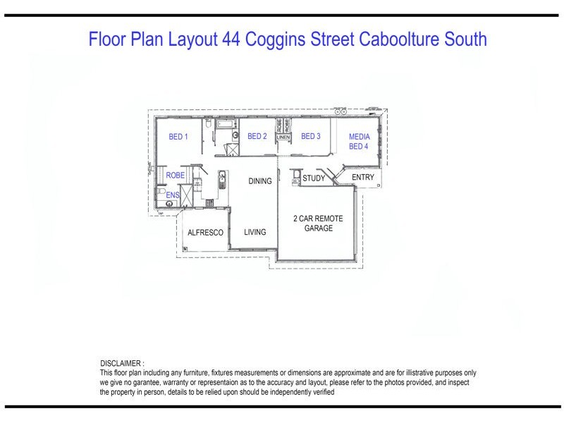 44 Coggins Street, Caboolture South QLD 4510 Floorplan