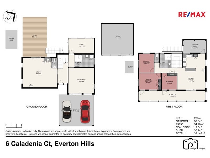 6 Caladenia Court, Everton Hills QLD 4053 Floorplan