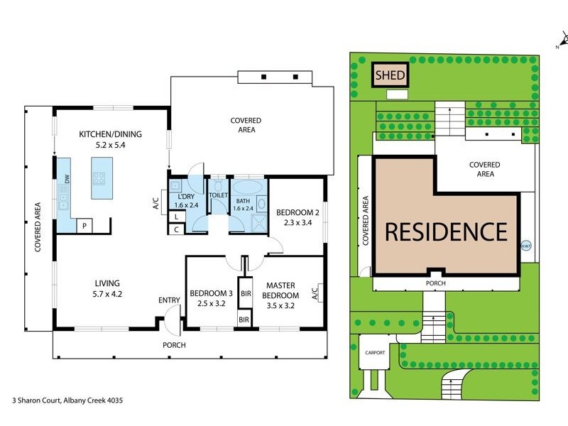 3 Sharon Court, Albany Creek QLD 4035 Floorplan