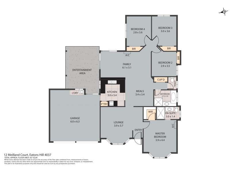 12 Meilland Court, Eatons Hill QLD 4037 Floorplan