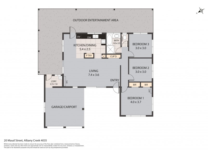 20 Maud Street, Albany Creek QLD 4035 Floorplan