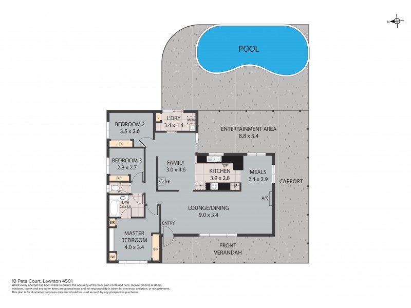 10 Pete Court, Lawnton QLD 4501 Floorplan