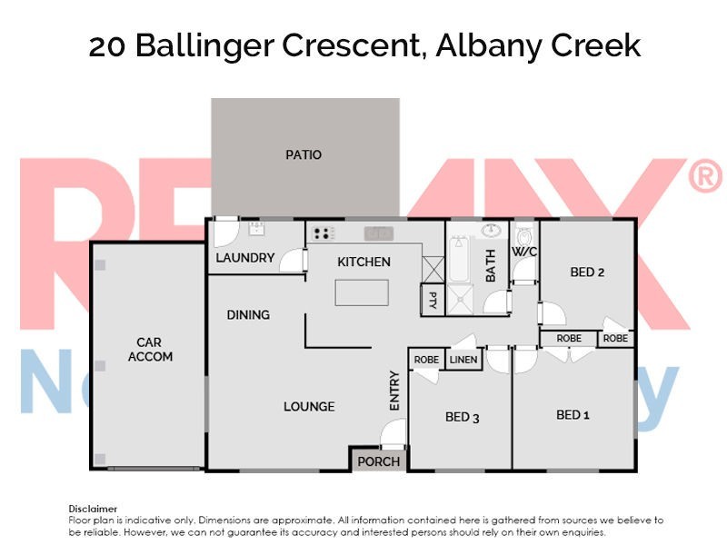 20 Ballinger Crescent, Albany Creek QLD 4035 Floorplan