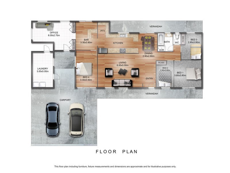17 Oxford St, Joyner QLD 4500 Floorplan