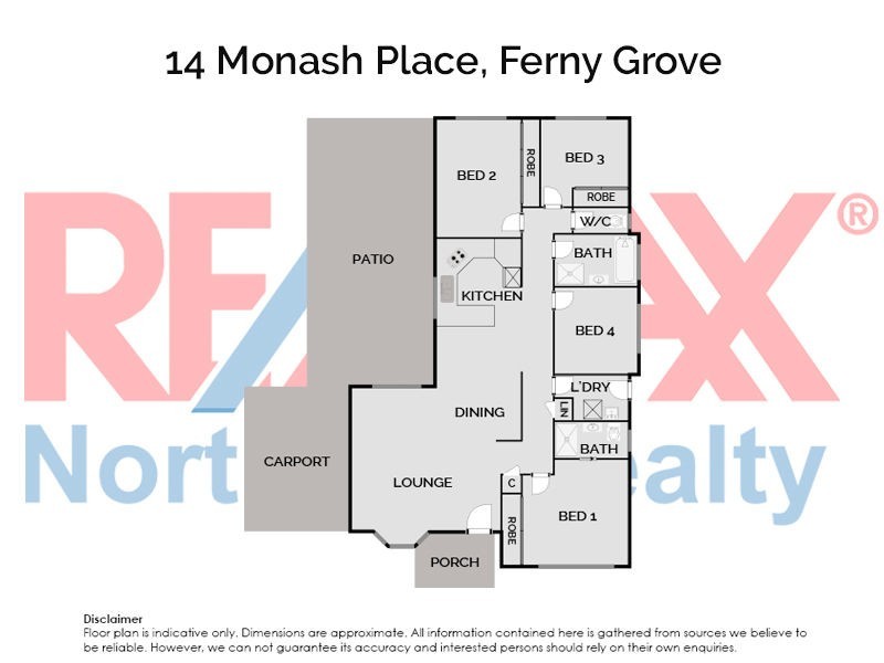 14 Monash Place, Ferny Grove QLD 4055 Floorplan