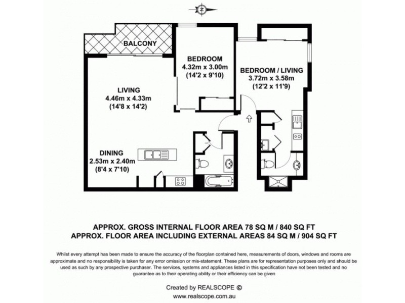 161/803 Stanley Street, Woolloongabba QLD 4102 Floorplan