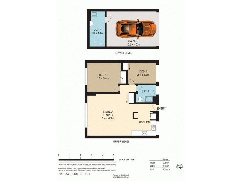 7/28 Hawthorne Street, Woolloongabba QLD 4102 Floorplan