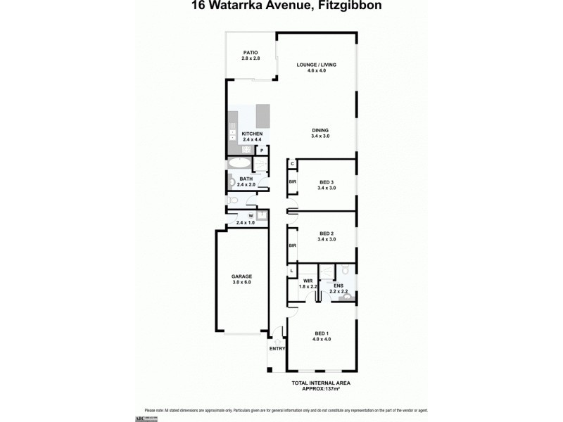 16 Watarrka Avenue, Fitzgibbon QLD 4018 Floorplan