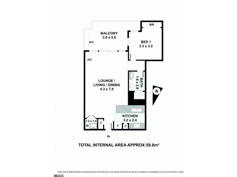 8/8 Catherine Street, Woolloongabba QLD 4102 Floorplan