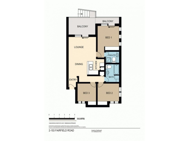 2/153 Fairfield Road, Fairfield QLD 4103 Floorplan