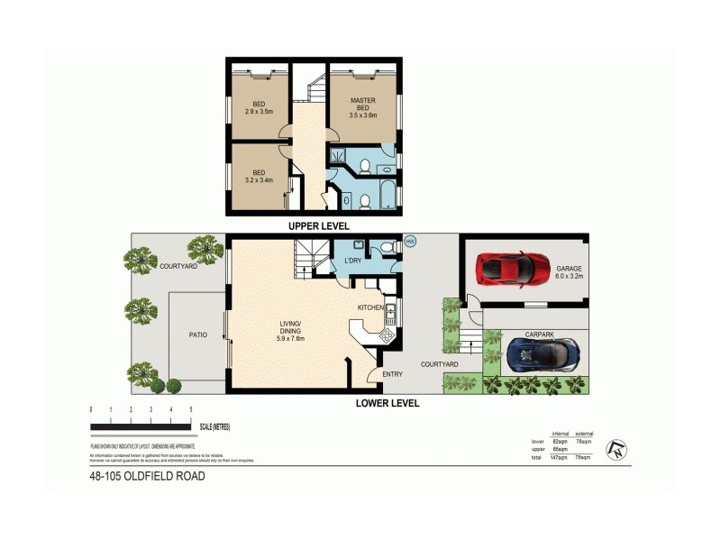 48/105 Oldfield Road, Sinnamon Park QLD 4073 Floorplan