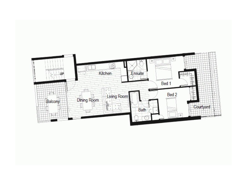 3/15 Cottenham Street, Fairfield QLD 4103 Floorplan